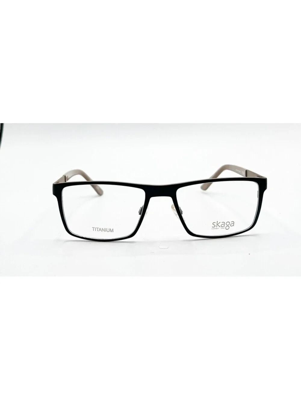 Skaga 2512-U Rikku 501 Black/Brown Authentic Eyeglasses 56-19-145